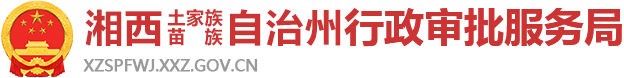 湘西自治州行政审批服务局